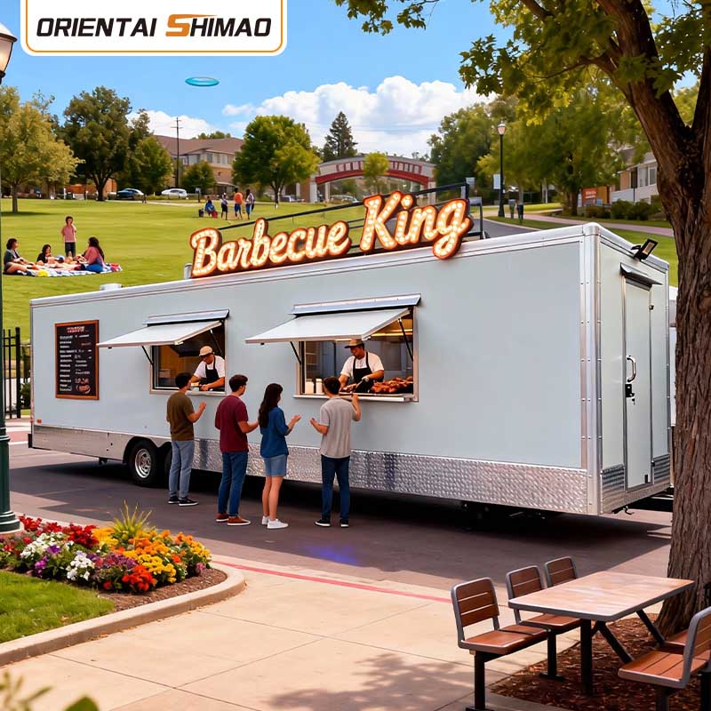 Cart Uachtar Reoite Gelato Milseog Churros Leantóir Bia Leantóir Bia Seirbhíse Sráide